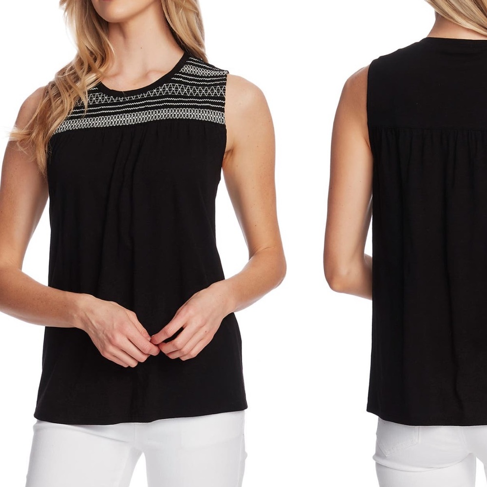 NWOT Vince Camuto sleeveless embroidered tank